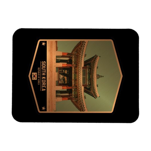 Magnet Flexible Corée du Sud (Horizontal)