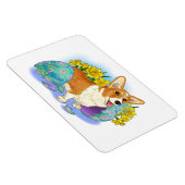 Magnet Flexible Corgi mignon de Pâques (Côté Droit)