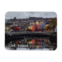 Cork Irlande Couleurs dans l'aimant d'hiver