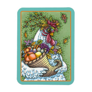 MAGNET FLEXIBLE CORNUCOPIA HEN, GRÂCE À LA RÉCOLTE DE CHUCHES