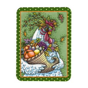 MAGNET FLEXIBLE CORNUCOPIA HEN, GRÂCE À LA RÉCOLTE DE CHUCHES