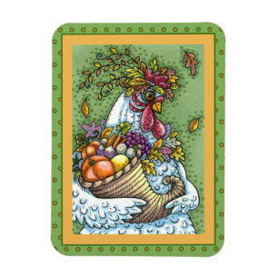 MAGNET FLEXIBLE CORNUCOPIA HEN, GRÂCE À LA RÉCOLTE DE CHUCHES