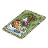 MAGNET FLEXIBLE CORNUCOPIA HEN, GRÂCE À LA RÉCOLTE DE POULET (Côté Gauche)