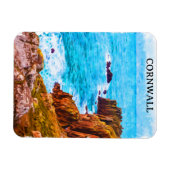 Magnet Flexible Cornwall Angleterre Royaume-Uni Paysage côtier (Horizontal)