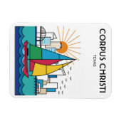 Magnet Flexible Corpus Christi Texas (Horizontal)