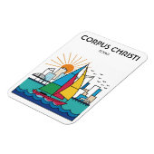 Magnet Flexible Corpus Christi Texas (Côté Gauche)
