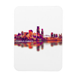 Magnet Flexible Corpus Christi Texas Skyline