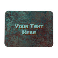 Corrosion "Cuivre" imprimé Texte flexible