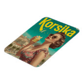 Magnet Flexible Corse vintage (Côté Gauche)