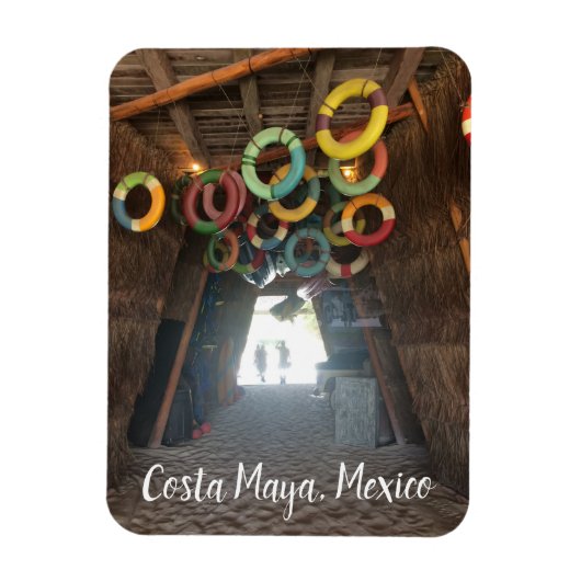 Magnet Flexible Costa Maya, Mexique (Vertical)