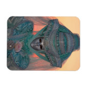 Magnet Flexible Costume Carnaval Bleu, Venise (Horizontal)