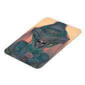 Magnet Flexible Costume Carnaval Bleu, Venise (Côté Gauche)