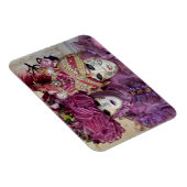 Magnet Flexible Costume de Carnaval violet, Venise (Côté Droit)