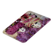 Magnet Flexible Costume de Carnaval violet, Venise (Côté Gauche)