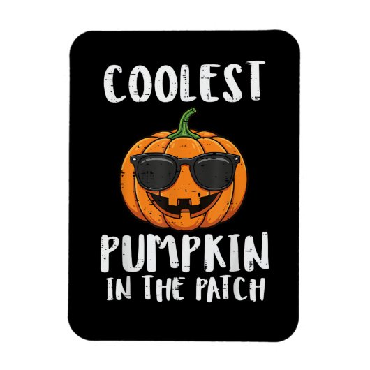 Magnet Flexible Costume de patch de citrouille le plus cool pour H (Vertical)