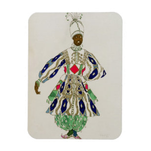 Magnet Flexible Costume pour un "nègre", d'Aladdin, 1916 (couleur