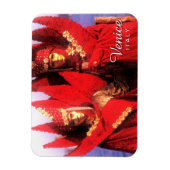 Magnet Flexible Costumes de Carnaval Rouge - Venise, Italie (Vertical)
