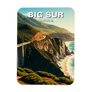 Magnet Flexible Côte centrale de Big Sur Californie