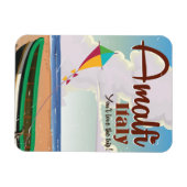Magnet Flexible Côte d'Amalfi Italie Impression d'affiche de voyag (Horizontal)