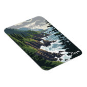 Magnet Flexible Côte de l'Oregon (Côté Droit)