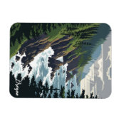 Magnet Flexible Côte de l'Oregon (Horizontal)