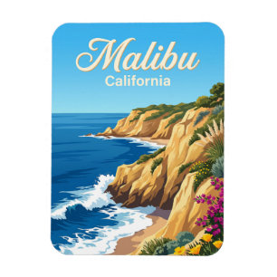 Magnet Flexible Côte de Malibu Californie