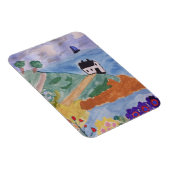 Magnet Flexible Côte d'été et Fleur (Côté Droit)