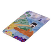 Magnet Flexible Côte d'été et Fleur (Côté Gauche)