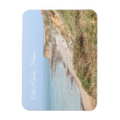 Magnet Flexible Côte d'Opale Mer Turquoise et Falaises (Vertical)