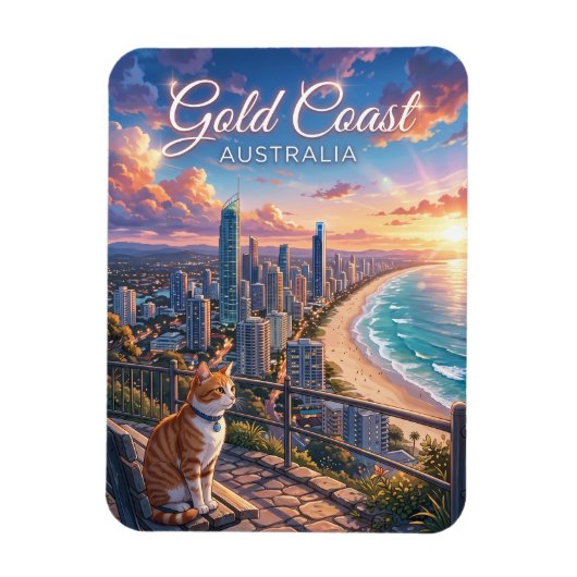 Magnet Flexible Côte d'Or Australie (Vertical)