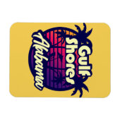 Magnet Flexible Côte du Golfe Alabama (Horizontal)