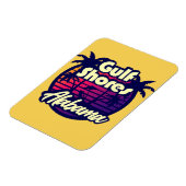 Magnet Flexible Côte du Golfe Alabama (Côté Gauche)