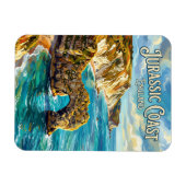 Magnet Flexible Côte jurassique Angleterre (Horizontal)