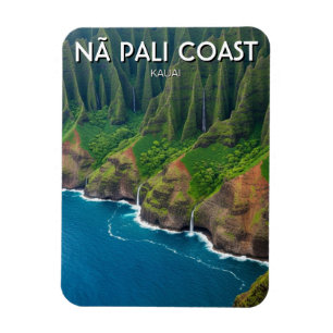 Magnet Flexible Côte Nā Pali Kauai Hawaii Voyage