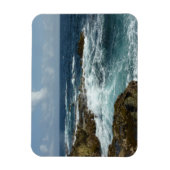 Magnet Flexible Côte rocheuse d'Aruba et océan bleu (Vertical)