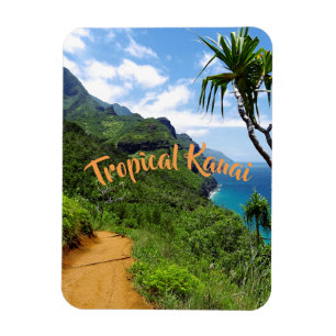 Magnet Flexible Côte tropicale Hawaï de Nepali de Kauai