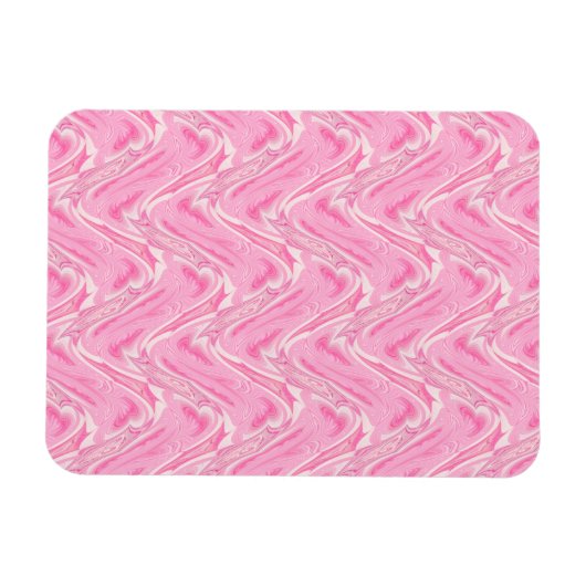 Magnet Flexible Coton Candy rose Abstrait (Horizontal)