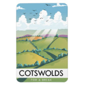 Magnet Flexible Cotswolds Pour une pause. (Vertical)