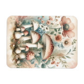 Magnet Flexible Cottage | Champignons et fleurs vintages (Horizontal)