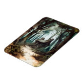 Magnet Flexible Cottage forestier enchanté (Côté Gauche)