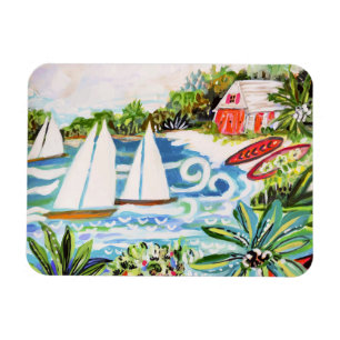 Magnet Flexible Cottage rouge de la baie II