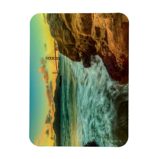 Magnet Flexible Coucher de soleil à Baker Beach (Vertical)