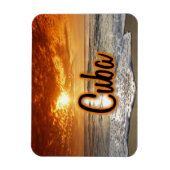Magnet Flexible Coucher de soleil à Cuba (Vertical)