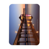 Magnet Flexible Coucher de soleil à Fishing Pier, Fort Myers Beach (Vertical)