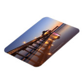 Magnet Flexible Coucher de soleil à Fishing Pier, Fort Myers Beach (Côté Gauche)