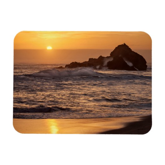 Magnet Flexible Coucher de soleil à Pfeiffer Beach (Horizontal)