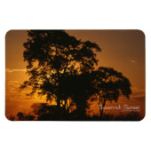 Magnet Flexible Coucher de soleil à Savannah (Horizontal)