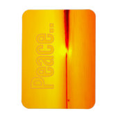 Magnet Flexible Coucher de soleil ambré paisible (Vertical)