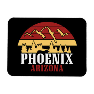 Magnet Flexible Coucher de soleil artistique sur Phoenix Arizona U