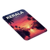 Magnet Flexible Coucher de soleil au Kerala en Inde (Côté Droit)